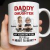 Not Always Eye To Eye But Always Heart To Heart, Cityscape - Personalized Custom Coffee Mug - DAD280_MG
