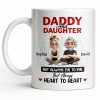 Not Always Eye To Eye But Always Heart To Heart, Cityscape - Personalized Custom Coffee Mug - DAD280_MG