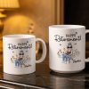Not My Problem Anymore Retired With Flowers - Personalized Custom Coffee Mug - RETIRE013_MG