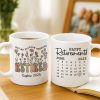 Not My Problem Anymore Retirement Gift Calendar Keepsake Personalized Mug, Farewell Good Luck Gift Coworker, Teacher, Nurse