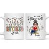 Not My Problem Anymore Retirement Personalized Mug, Farewell Good Luck Gift Coworker, Teacher, Nurse