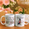Not My Problem Anymore Retirement Personalized Mug, Farewell Good Luck Gift Coworker, Teacher, Nurse