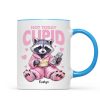 Not Today Cupid Anti- Funny Raccoon Personalized Mug