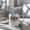 Nurse Coquette Autumn Personalized Mug, Cozy Fall Pumpkins Gift with Custom Name