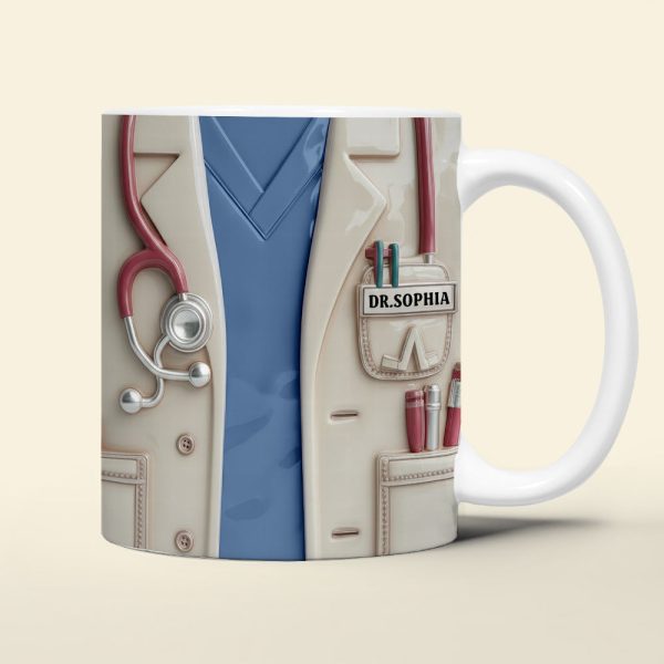 Nurse Life - Personalized White Edge-to-Edge Mug - Gift For Nurse HH01