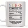 Nurse, Stethoscope and Heartbeat - Personalized Custom Coffee Mug - NUR016_MG