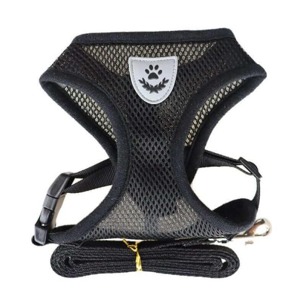 Nylon Mesh Dog Harness And Leash