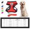 Nylon Mesh Dog Harness And Leash