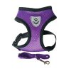 Nylon Mesh Dog Harness And Leash