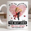 Of All The Days I've Lived, The Best Ones With Heart And Couple - Personalized Custom Coffee Mug - CPL1364_MG