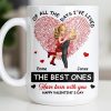 Of All The Days I've Lived, The Best Ones With Heart And Couple - Personalized Custom Coffee Mug - CPL1364_MG