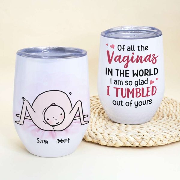 Of All The Vaginas, Gift For Mom, Personalized Mug, Mother and Child Mug, Mother's Day Gift
