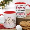 Of All The Vaginas, Gift For Mom, Personalized Mug, Mother and Child Mug, Mother's Day Gift