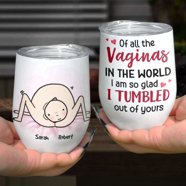 Of All The Vaginas, Gift For Mom, Personalized Mug, Mother and Child Mug, Mother's Day Gift