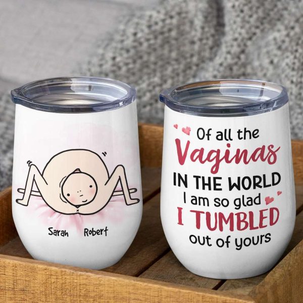 Of All The Vaginas, Gift For Mom, Personalized Mug, Mother and Child Mug, Mother's Day Gift