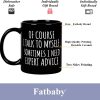 Of Course I Talk To Myself Funny Coffee Mug, Sarcastic Office Humor Gift for Coworker Friend, Birthday Christmas Gift