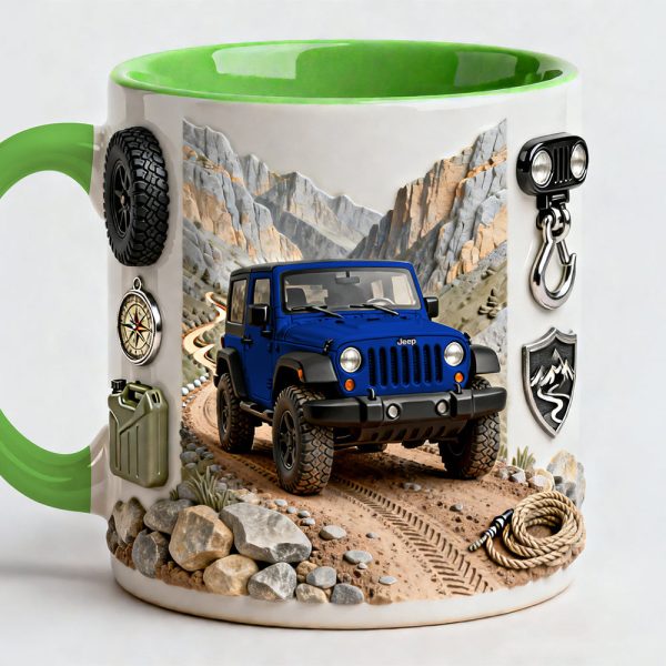 Off-Road Adventure - Personalized Accent Mug - Gift For Off-Road Lovers | NL122