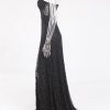 Off Shoulder Sparkle Split Dresses