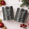 Officer, Badge, Handcuffs, And Gun - Personalized Custom Coffee Mug - OFC025_MG
