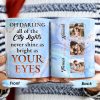 Oh Darling City Lights Bright As Your Eyes, Custom Romantic Mug - Personalized Custom Coffee Mug - CPL103_MG