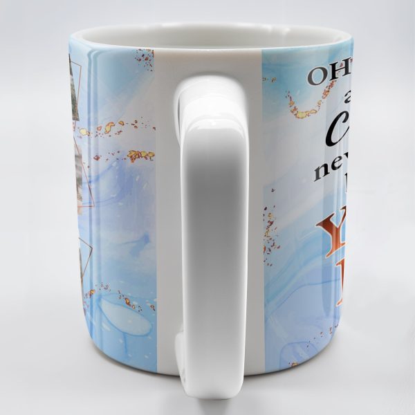 Oh Darling City Lights Bright As Your Eyes, Custom Romantic Mug - Personalized Custom Coffee Mug - CPL103_MG