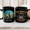 Oh, what Fun, It Is To Ride, Personalized Coffee Mug, Valentine Gift, Couple Gift