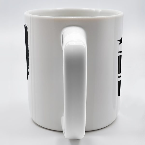 Old Lives Matter, Text and American Flag - Personalized Custom Coffee Mug - FAM327_MG