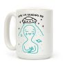 Omg Ur Sending Me Alien Coffee Mug