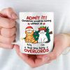On Naughty List We Regret Nothing - Cat Personalized Custom Mug - Christmas Gift For Pet Owners, Pet Lovers