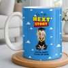 On To The Next Story Graduation Cap And Clouds - Personalized Custom Coffee Mug - GRAD360_MG