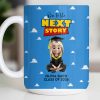 On To The Next Story Graduation Cap And Clouds - Personalized Custom Coffee Mug - GRAD360_MG