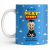 On To The Next Story Graduation Cap And Clouds - Personalized Custom Coffee Mug - GRAD360_MG