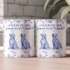 Once By My Side, Forever In My Heart Dog Memorial Toile De Jouy - Personalized Mug