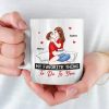 One Kiss, A Thousand Promises - Couple Personalized Custom Mug - Christmas Gift For Husband Wife, Anniversary