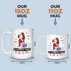 One Kiss, A Thousand Promises - Couple Personalized Custom Mug - Christmas Gift For Husband Wife, Anniversary