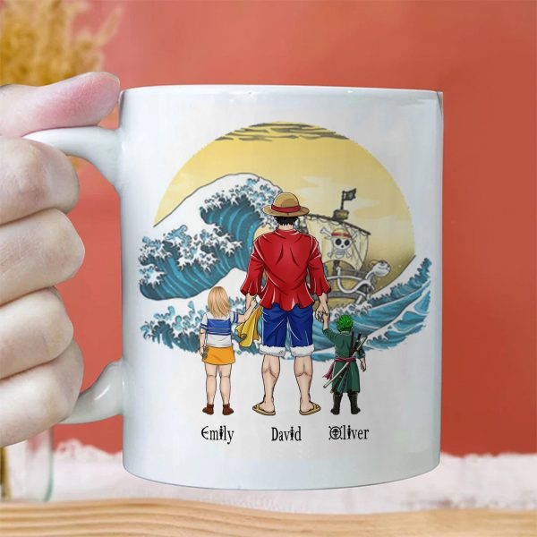 One Piece Dad Always My Captain Forever My Nakama - Gift For Dad - Personalized Ceramic Mug CL11