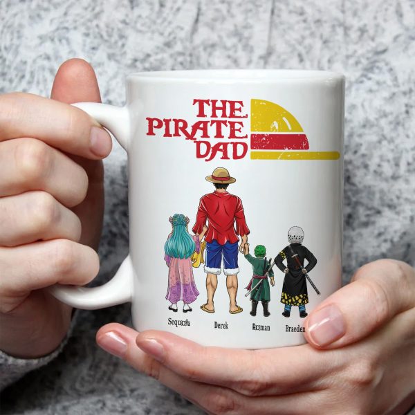 One Piece The Pirate Dad Hat - Gift For Dad - Personalized Ceramic Mug - CL11 NA94