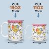 One Soul, Two Bodies - Bestie Personalized Custom 3D Inflated Effect Printed Mug - Gift For Best Friends, BFF, Sisters