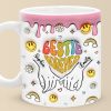 One Soul, Two Bodies - Bestie Personalized Custom 3D Inflated Effect Printed Mug - Gift For Best Friends, BFF, Sisters