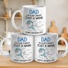 One Squirt Of Greatness, Cheers Dad - Family Personalized Custom Mug - Father's Day, Gift For Dad