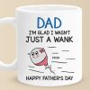 One Squirt Of Greatness, Cheers Dad - Family Personalized Custom Mug - Father's Day, Gift For Dad