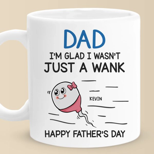 One Squirt Of Greatness, Cheers Dad - Family Personalized Custom Mug - Father's Day, Gift For Dad