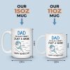 One Squirt Of Greatness, Cheers Dad - Family Personalized Custom Mug - Father's Day, Gift For Dad