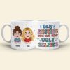 Only Besties Send Each Other Ugly Selfies - Personalized Friends Mug - Gift For Friends