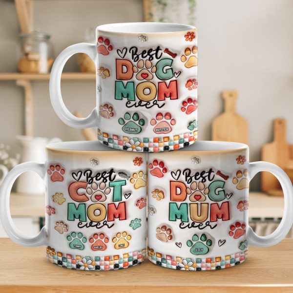 Only My Dogs Know Me Well - Dog & Cat Personalized Custom 3D Inflated Effect Printed Mug - Christmas Gift For Pet Owners, Pet Lovers