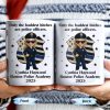 Only The Baddest B*tches Are Police Officers, Police Badge and Officer - Personalized Custom Coffee Mug - OFC020_MG