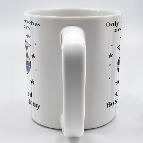 Only The Baddest B*tches Are Police Officers, Police Badge and Officer - Personalized Custom Coffee Mug - OFC020_MG