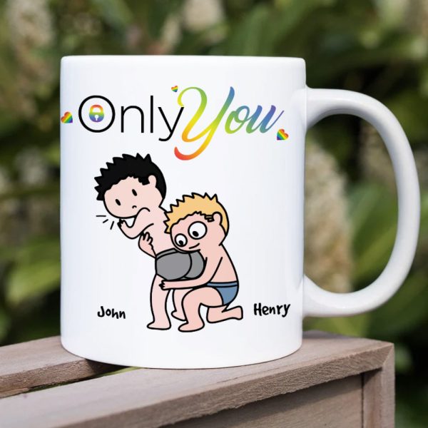 Only You Couple LGBTQ+ Personalized Coffee Mug Gift For Your Partner - 02qhhn170623hh
