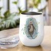 Otter Mother's Love Grows By Giving, Personalized Mom White Mug, Accent, Wine Tumbler Gift For Mom