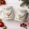 Our 1st Christmas Engaged, Holding Hands With Ring - Personalized Custom Coffee Mug - CPL1055_MG